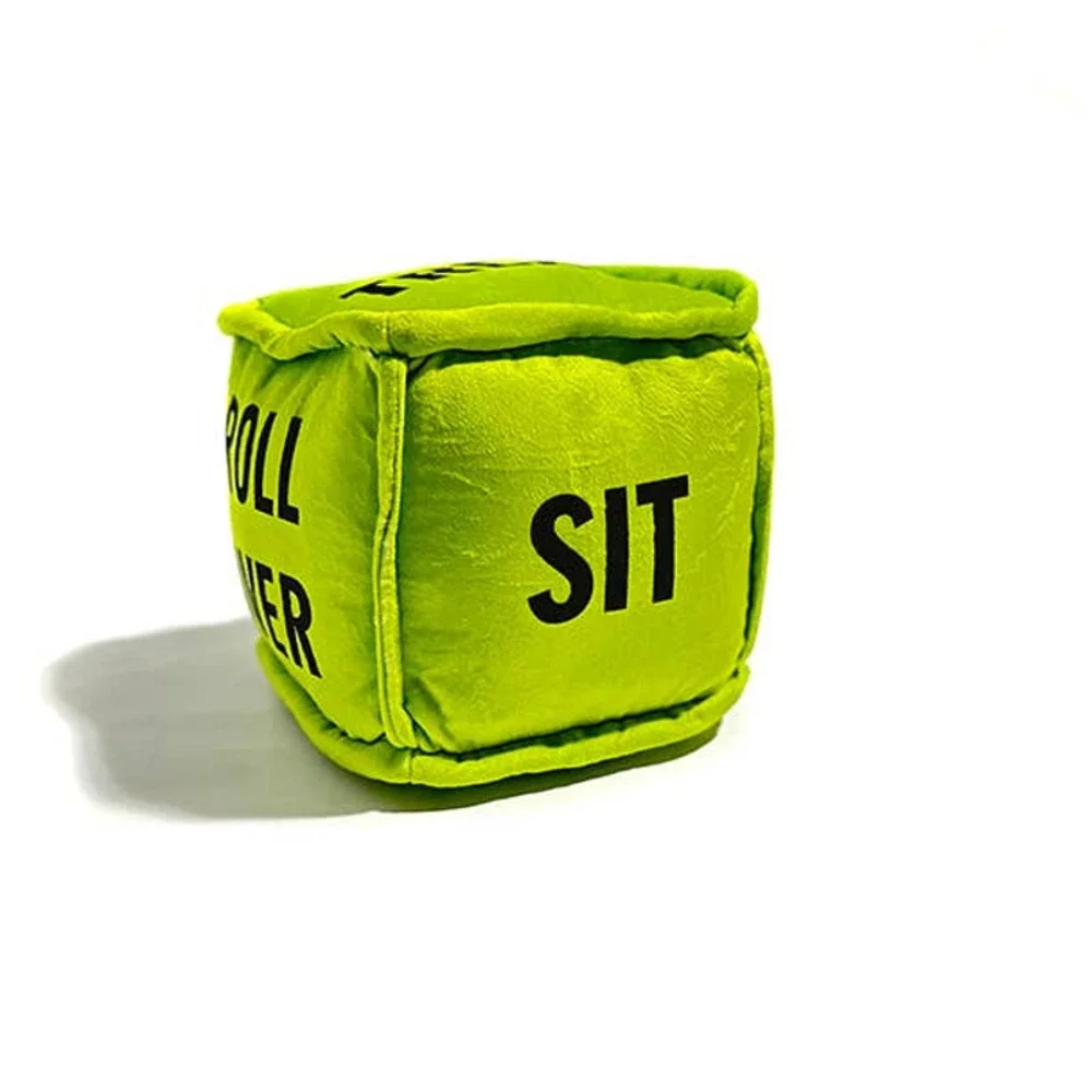 Pup The Dice Green Dog Toy